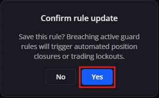 Confirm dialog