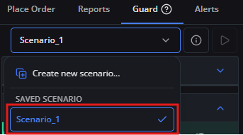Select Scenario 1