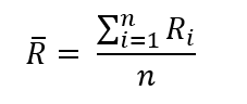 Average daily return formula