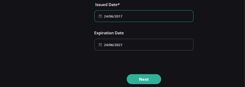 Document details confirmation