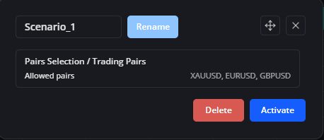 Confirm updated trading pairs