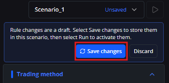 Save changes