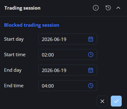 Trading session